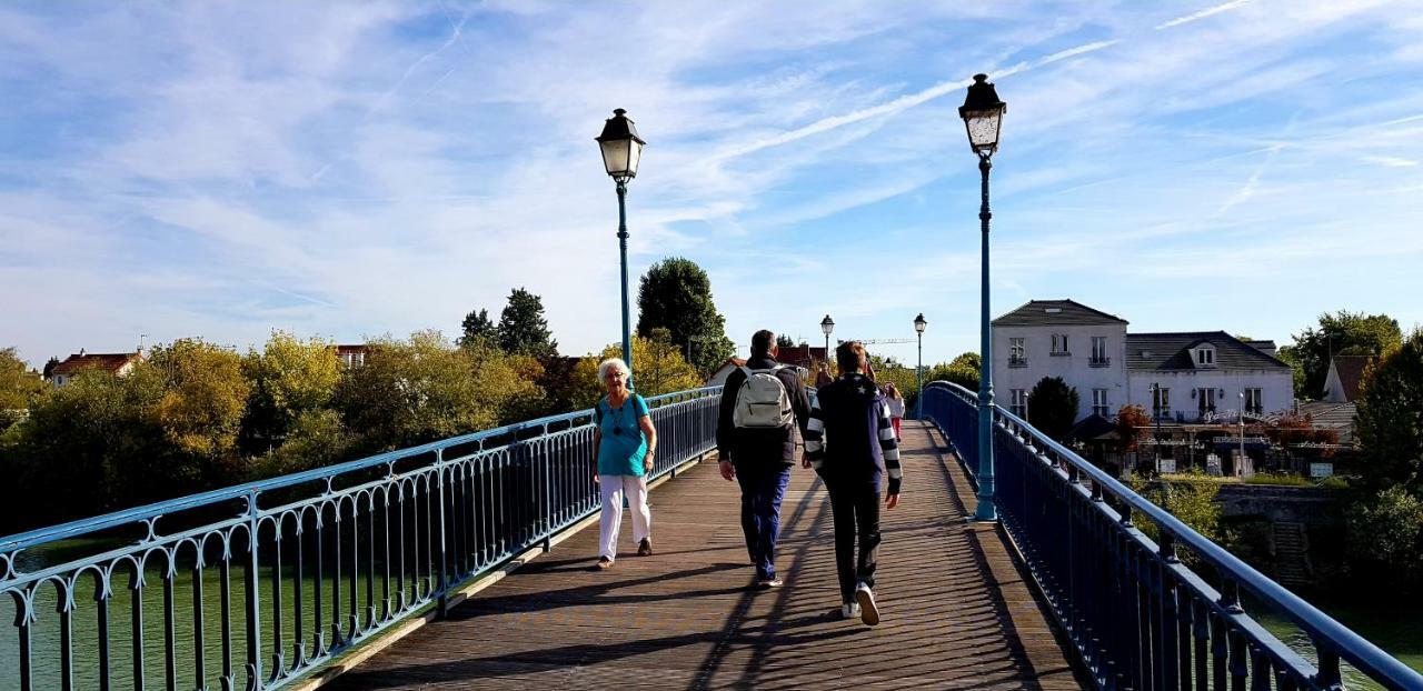 브리-수르-마르네 Gite Bord De Marne Paris 아파트 외부 사진